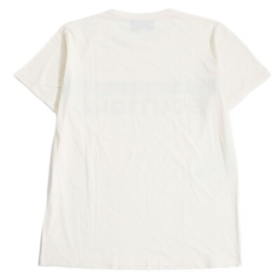 GUCCI / 半袖カットソー/M/コットン/WHT/615044 XJDZT Gucci 615044 T Shirt Boutique Web Line Logo Print M Size Used From