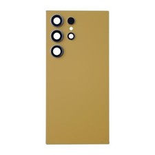Back Glass with Camera Lenses for Samsung Galaxy S24 Ultra Titanium Orange