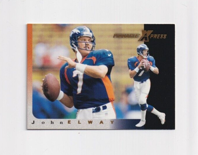1997 Pinnacle X-Press # 4 John Elway Denver Broncos