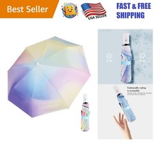 Stylish Compact Travel Umbrella: One-Touch Windproof Design for All Weather