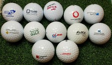 12 Assorted Logo Golf Balls