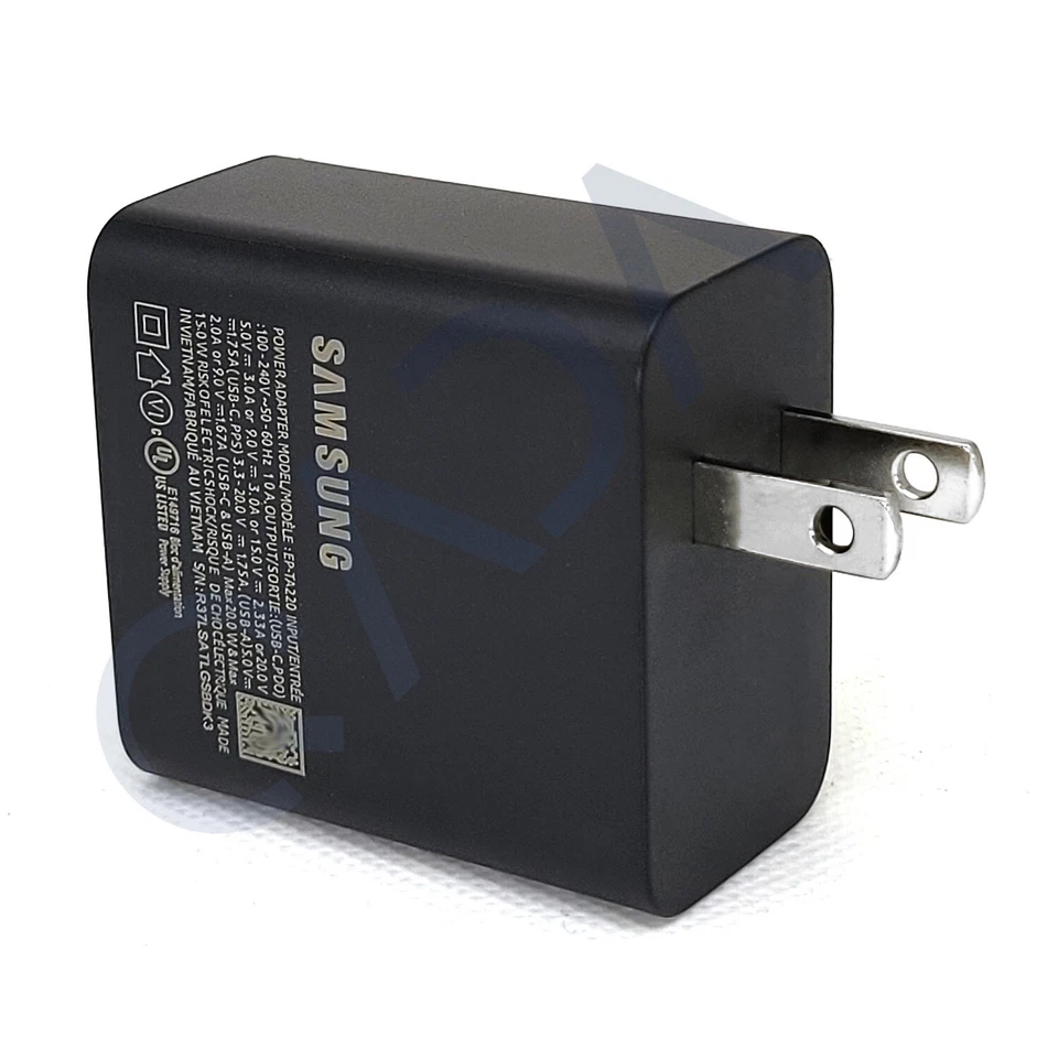 Samsung 35W Dual Port Super Fast Wall Charger USB-C Duo Power Adapter NEW!! 2023 - Image 3 of 3