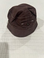 BABY GAP BOY GIRL BUCKET HAT BROWN SIZE 6/12 MONTHS EEUC