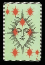 Transformation playing card Christian Lacroix 7 of Diamonds Q70c