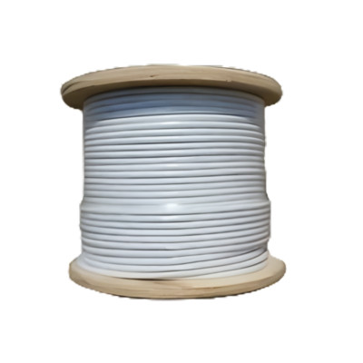 1/16'' - 3/32'' 7x7 Vinyl Coated Galvanized Aircraft Cable - White