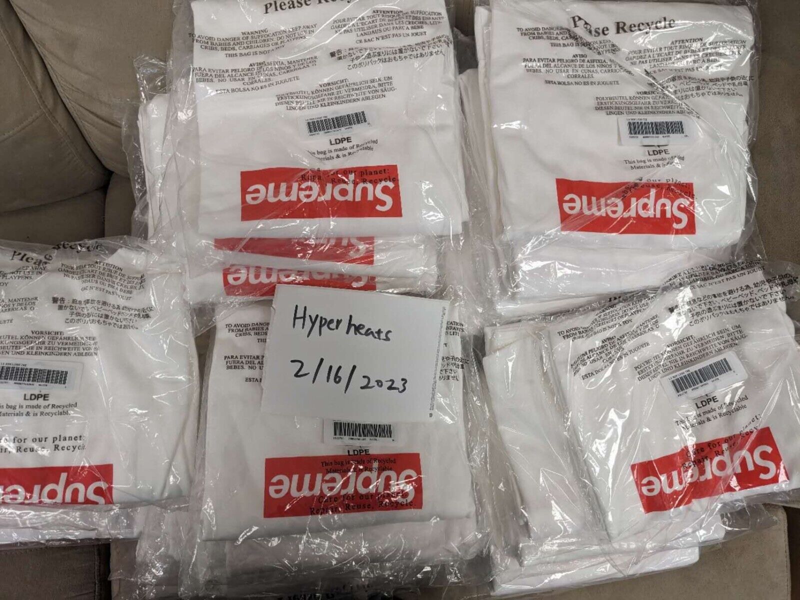 Supreme West Hollywood Box Logo Tee White