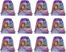 Party Favor - Princess Sofia Non Woven Sling Bag X12
