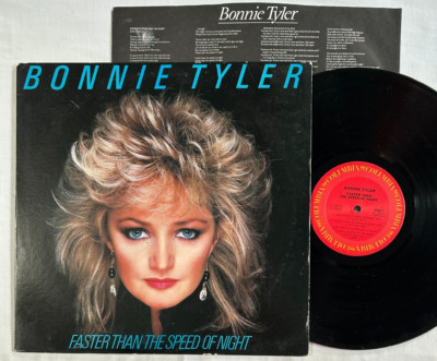 BONNIE TYLER 1983 Faster Than the Speed of Night / Sterling Master / Inner / EX