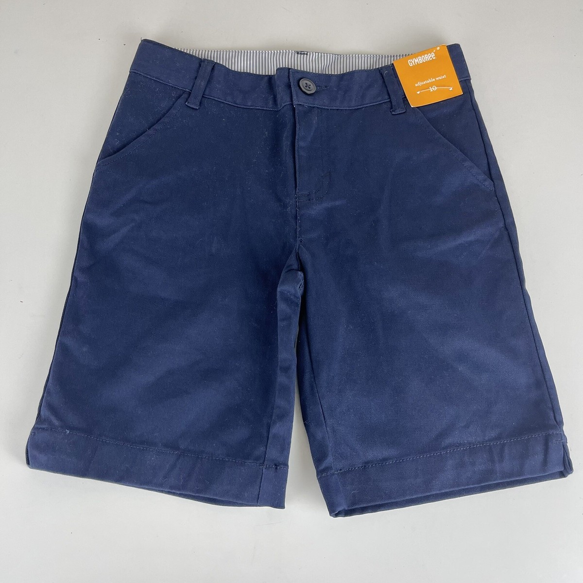 Gymboree Girls Navy Blue School Uniform Shorts Size 10 Chino Bottoms 7”  Inseam