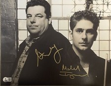 Michael Imperioli & Steve Schirripa “The Sopranos” Dual Signed 11x14 Beckett