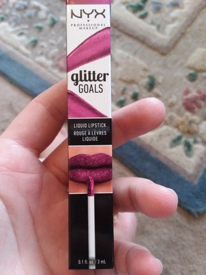 nyx glitter lipstick