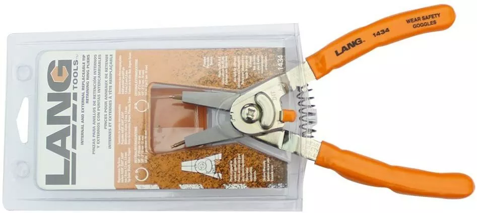 Lang Tools Made in USA 1434 Interchangeable Circlip Pliers Tip Set 7 51mm