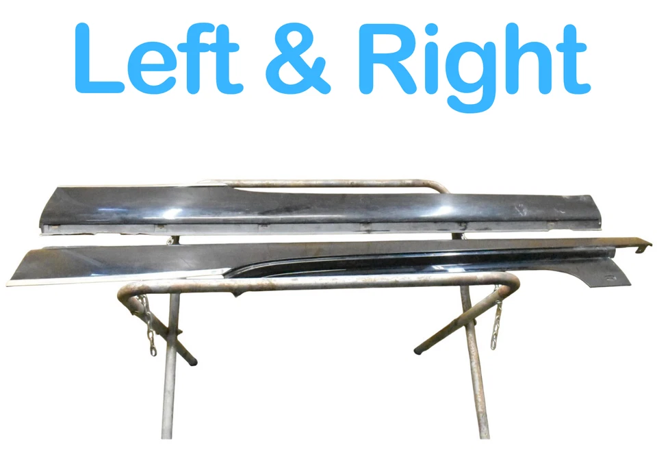 07-12 Bentley Continental GT GTC Left & Right Side Skirt Roker Panel Molding OEM - Image 2 of 4