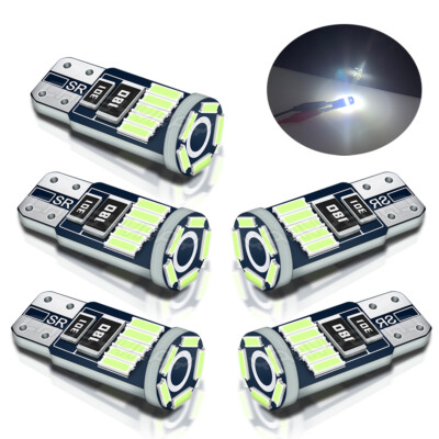 168 194 T10 2825 LED Front Side Marker Light Bulbs for GMC Sierra 1500 1999-2013