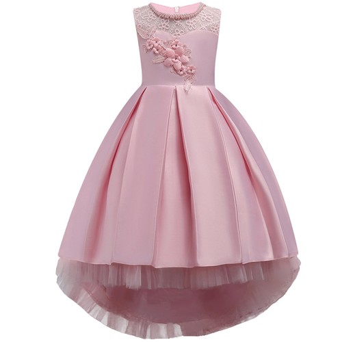 New Cute Stylish Flower Girls Dress Princess Wedding Birthday Party Kids Clothes - Picture 16 of 21