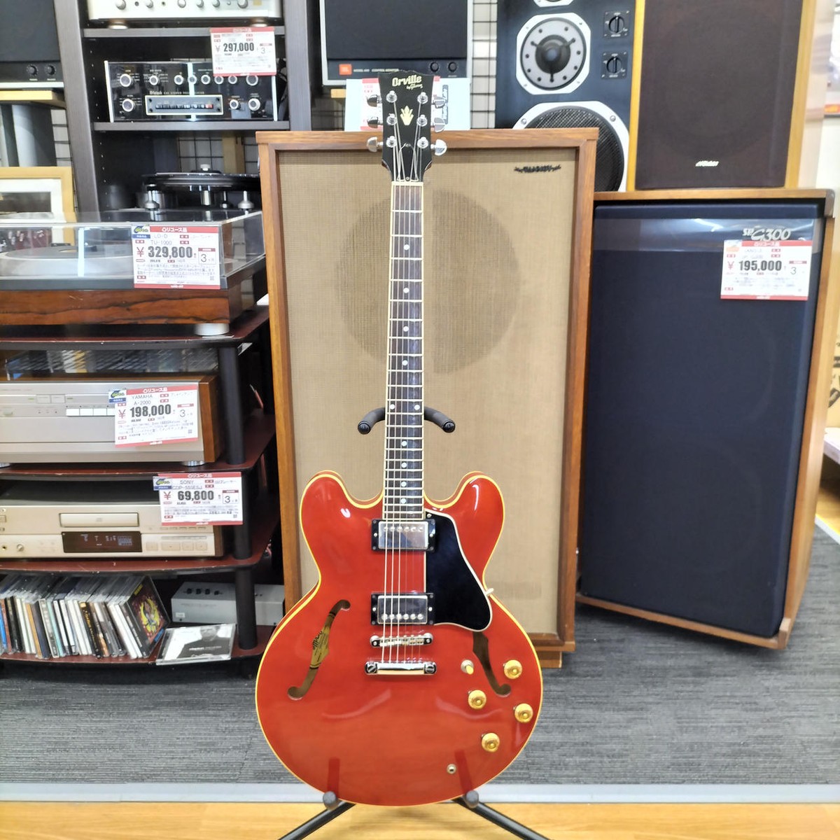 ORVILLE BY GIBSON ES-335CH Used Electric Gutiar | eBay