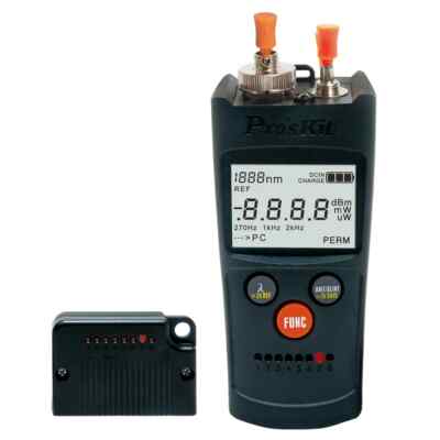Pro'sKit MT-7602-C 4-in-1 Fibre Optic Power Meter, Laser Fibre Optic Test Pen