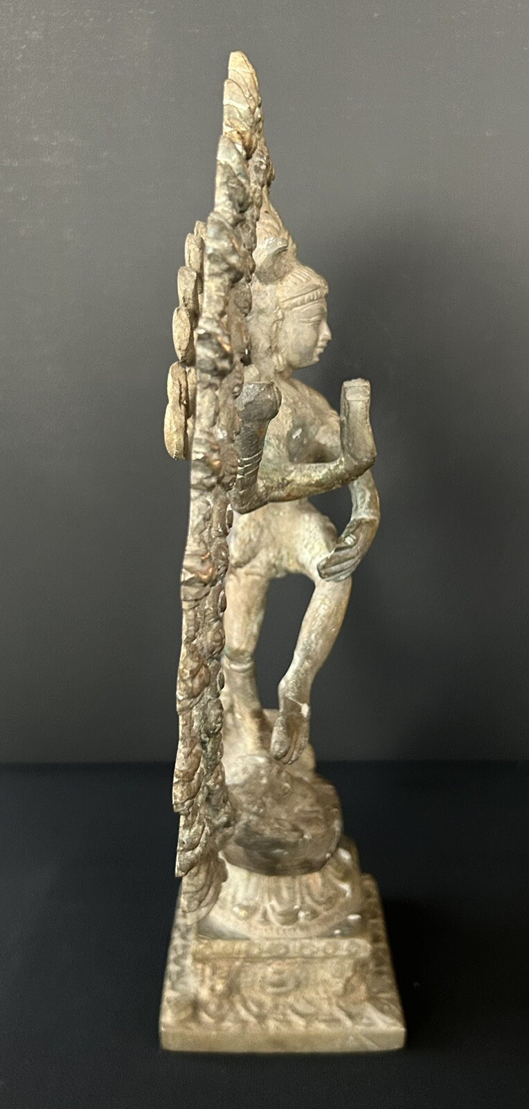 LARGE 11” Dancing Hindu God Shiva Nataraja Bronze Statue Sculpture 5 LBS