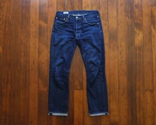 Levi's 501 Premium Dark Wash Straight Blue Denim Jeans Men's 32x30 PG46-mv