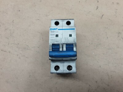 CHiNT NB1-63 D20  2-POLE CIRCUIT BREAKER NB1-D20-2P  #39I12