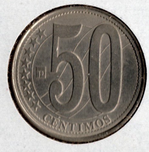 Moneda Venezuela 50 céntimos 2007 Y92 - Imagen 2 de 2