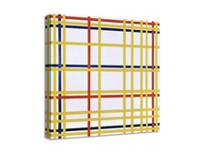 Quadro stampa su tela con vernice effetto dipinto - piet mondrian