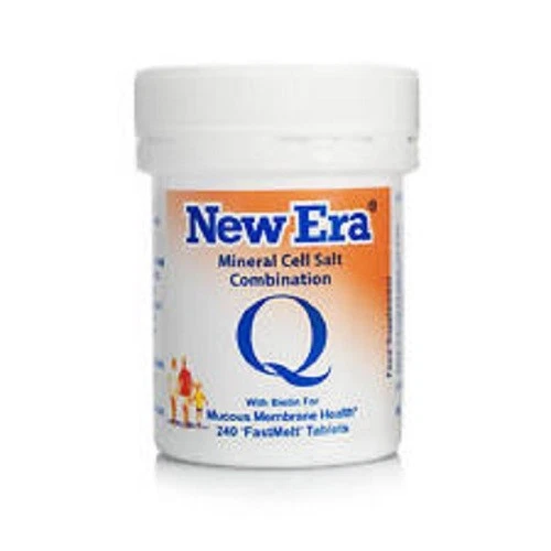 New Era Combination Q Tissue Salts CATARRH & SINUS DISORDERS (240 Tablets)