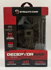 Stealth Cam DECEPTOR MAX 80ft 40MP Cellular Trail Camera STC-DCPTRX-W | 8854-NEW
