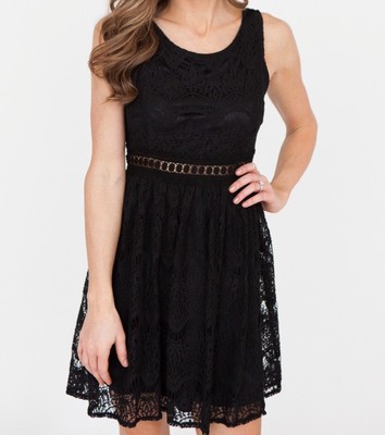 chinese dress ladies Nicole Miller Sleeveless Lace Overlay Sz 6 Dress – eliterepeatny main image 0
