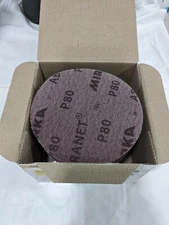 Mirka Abranet 5" Mesh Grip Hook & Loop Sanding Discs 80G, Qty 50 9-232-080