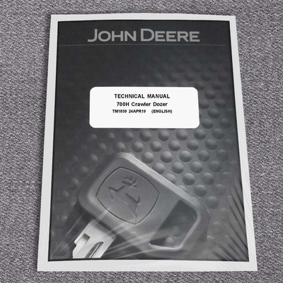John Deere 700H Crawler Dozer Operation & Test Service Manual - TM1859