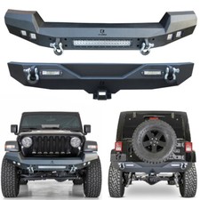 Vijay For 2007-2017 Jeep Wrangler Jk Front Or Rear Bumper With Led Lights