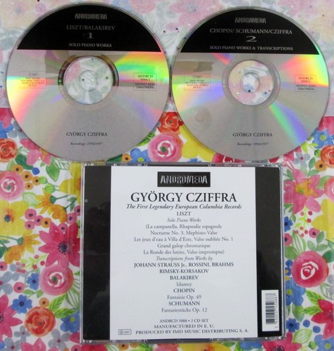 GYORGY CZIFFRA Liszt: Legendary European Records (2007) EU Like New 2CD ET372 - Imagen 4 de 4