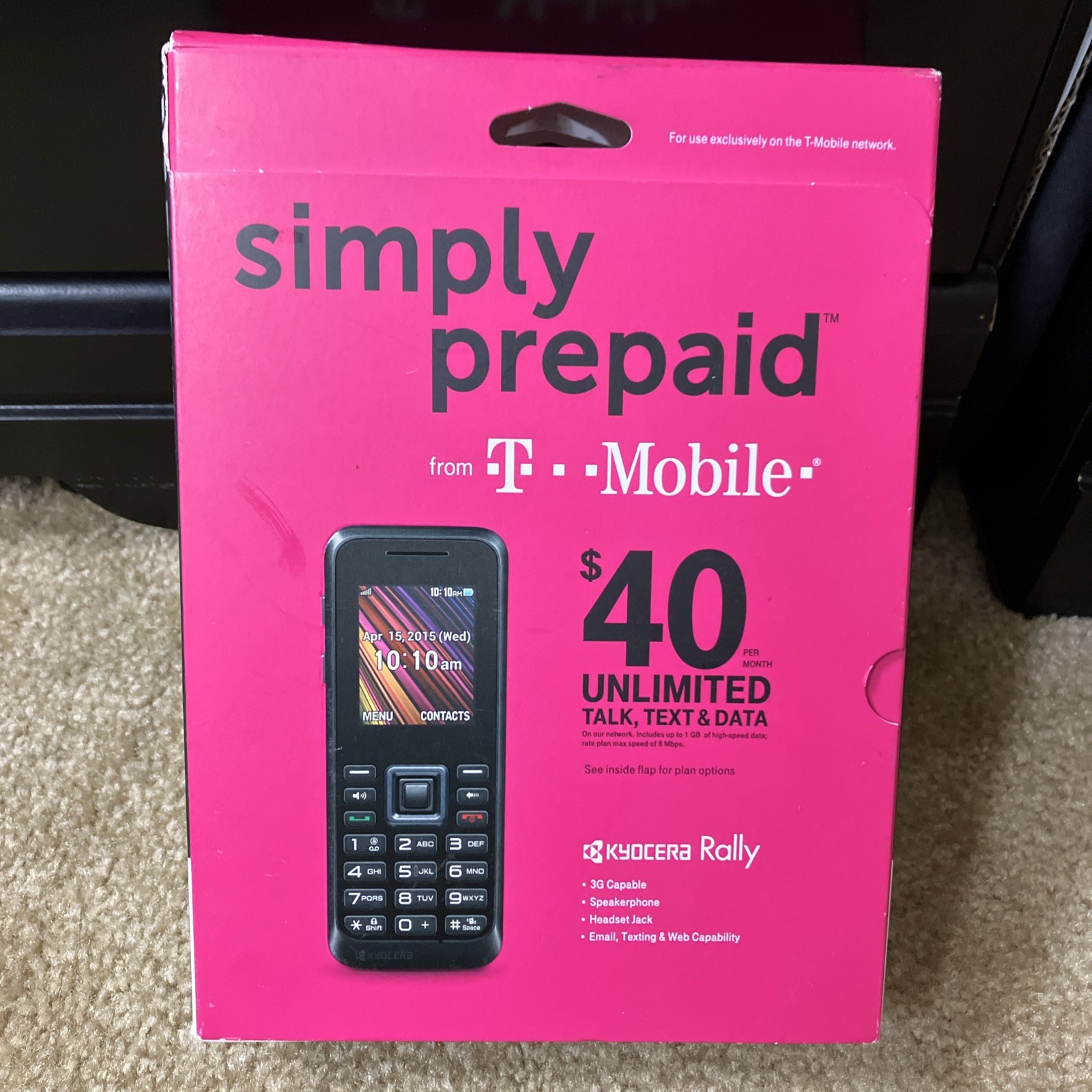 T-Mobile Prepaid Kyocera Rally S1370 brand new