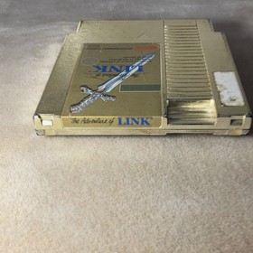 Nintendo Zelda II The Adventure of Link NES Gold Variant Battery Save NTSC-U/C