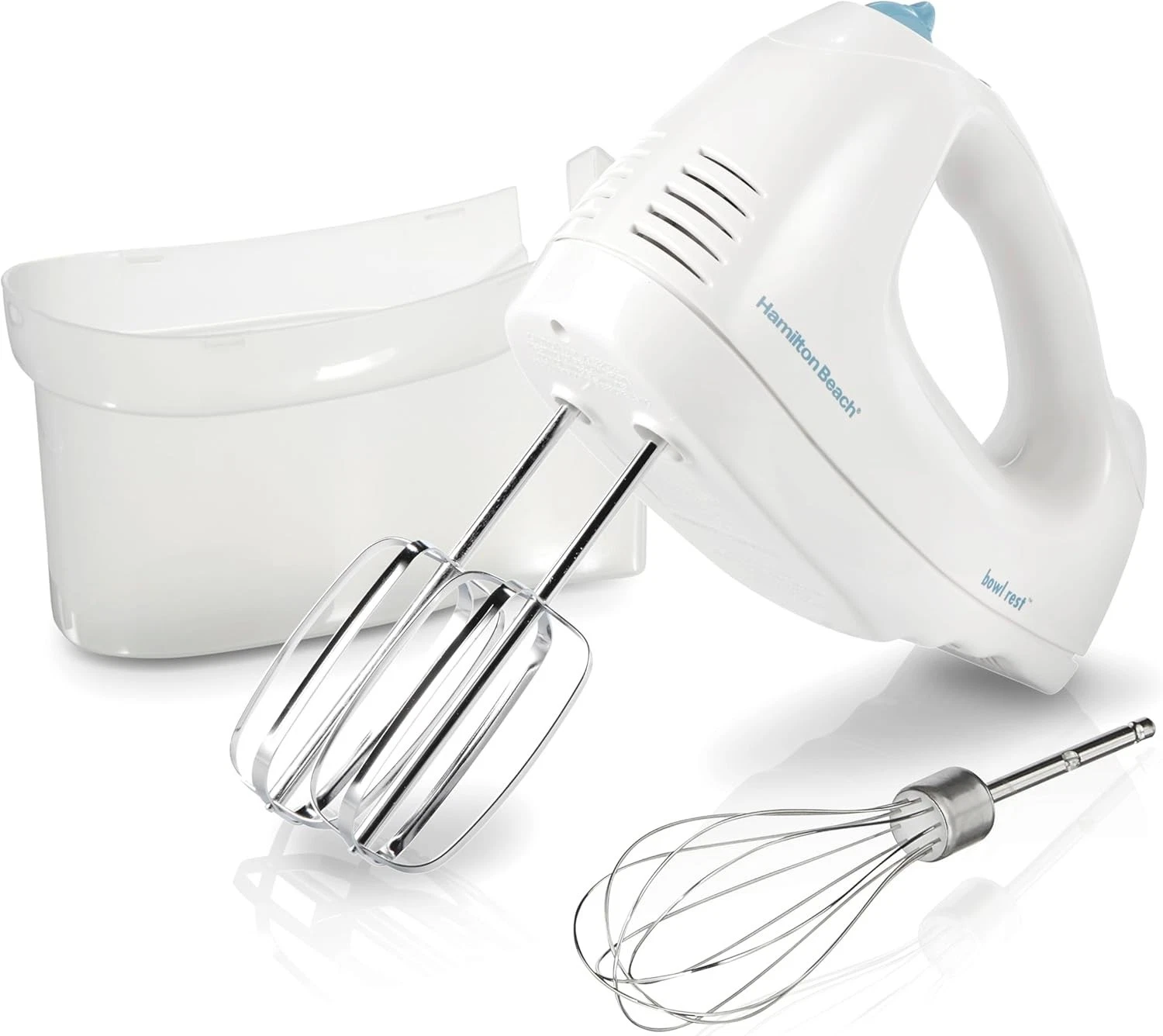 6-Speed Electric Hand Mixer with Whisk, Traditional Beaters, Snap-On Storage Cas
Opens in a new wind