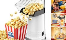 Air Popcorn Popper Maker with Measuring Cup to Melts Butter, Fast Easy White