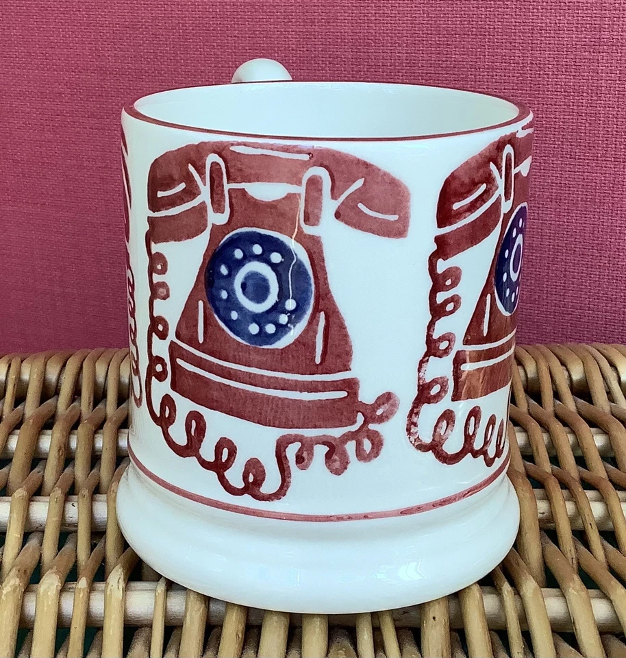 Emma Bridgewater Red Telephone Mug Half Pint New FIRST Quality - Image 3 of 4