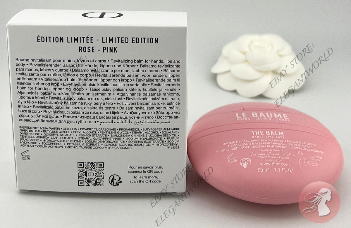 DIOR Le Baume PINK The Balm Hands Lips Body 2026 Limited Edition