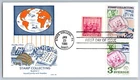 #2200 Stamp Collecting FDC Gamm Cachet Combo w/Sweden & #836 Stamps!