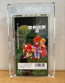 Secret of Mana Seiken Densetsu 2 SNES SFC 1993 VGA 85+ Graded Factory Sealed