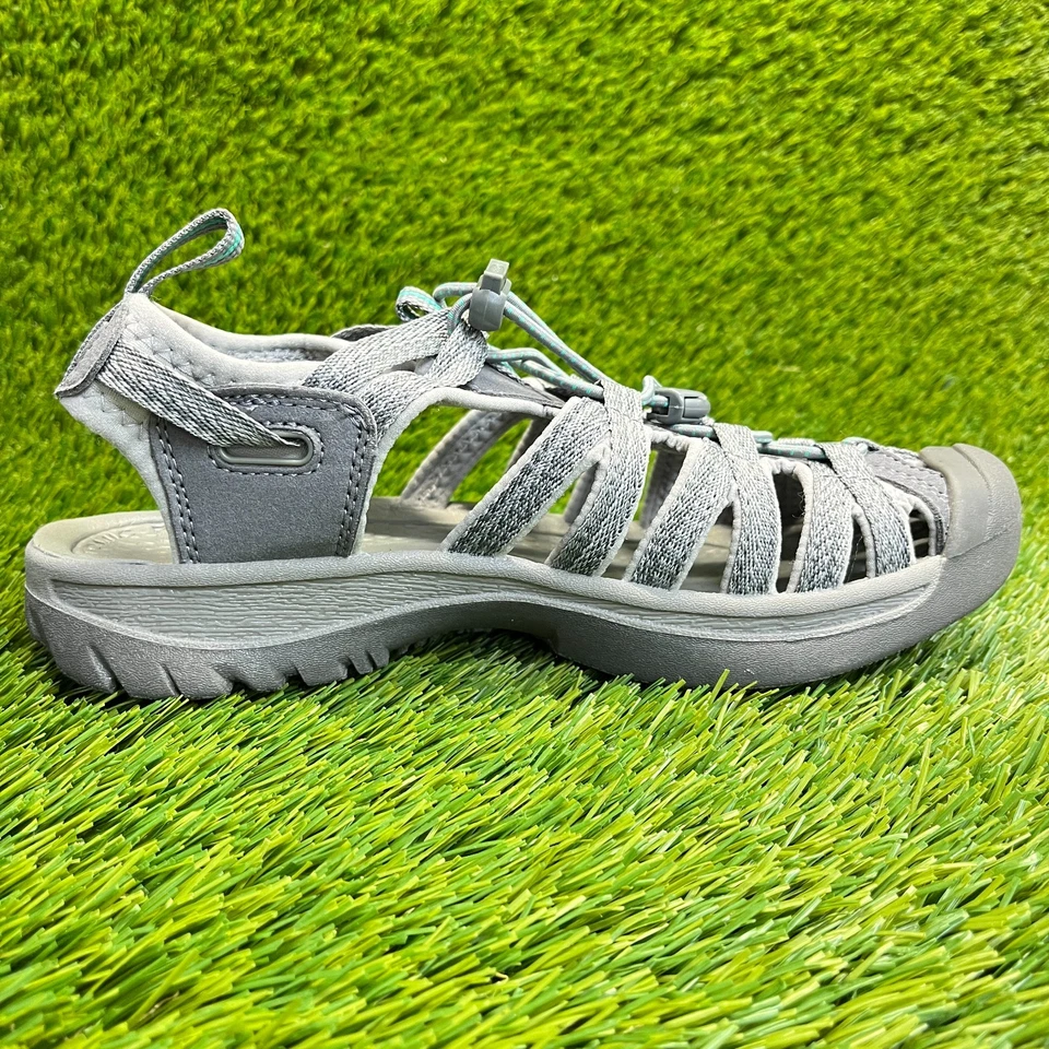 Keen Whisper Womens Size 7.5 Gray Walking Outdoor Sport Hiking Strappy Sandals - Image 4 of 4
