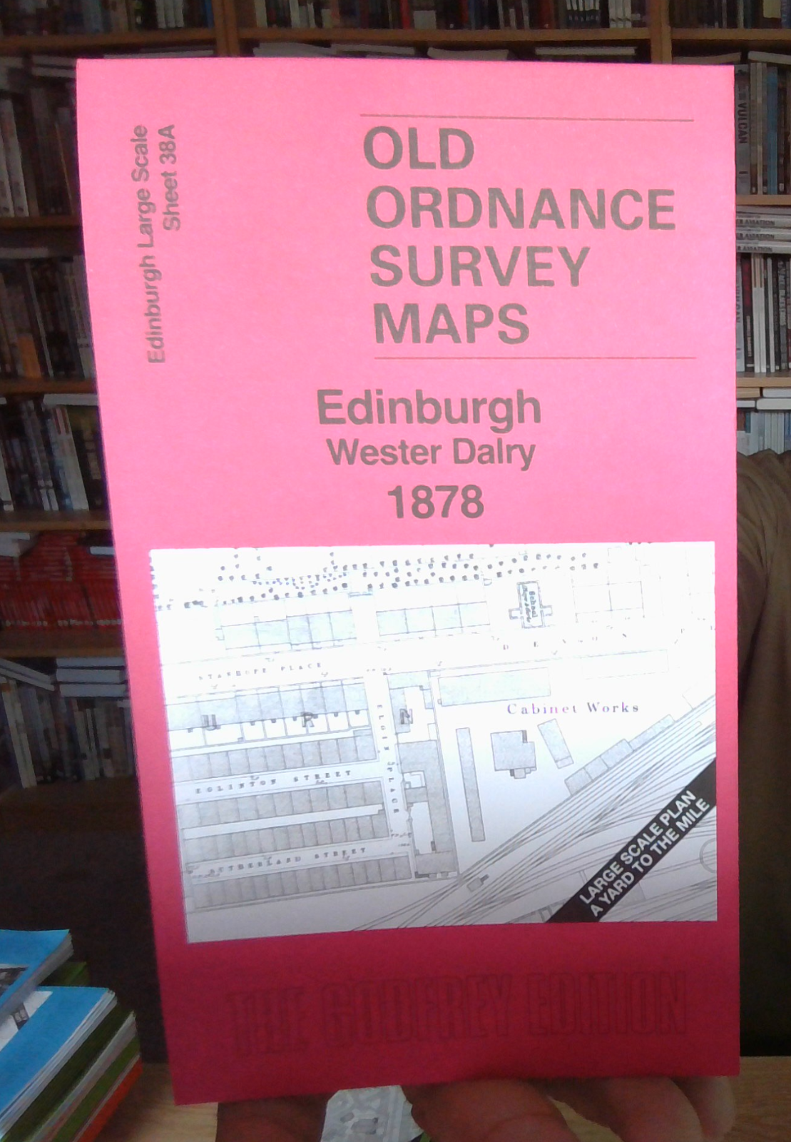 MAP OF Edinburgh Wester Dalry 1878 Edinburgh Large Scale 38A by Alan Godfrey NEW