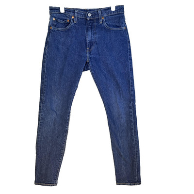 Levis 512 Jeans Womens 31x30 Blue Slim Taper Stretch Denim Premium Medium Wash