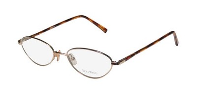 NEW VERA WANG V110 EYEGLASSES YG MULTI-COLOR WOMENS FULL-RIM CAT EYE 49-17-135