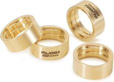INJORA 10.1g Brass Inner Clamp Rings for INJORA 0.7" D19 Wheels (4PCS)