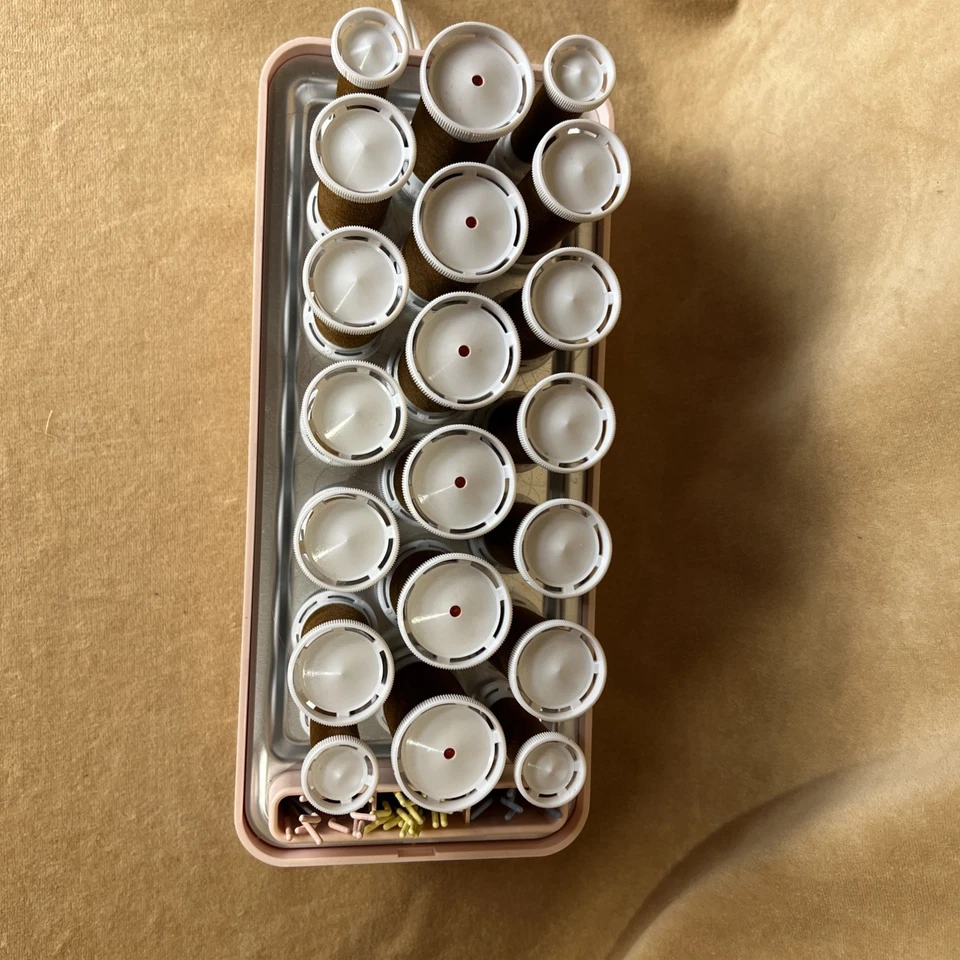 Rizadores de pelo de terciopelo con rodillos calientes flocados Remington modelo KF-20-1 - 20 clips Foto 3 de 4