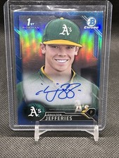 2016 Bowman Draft - Chrome Draft Pick Autographs Daulton Jefferies #CDA-DJ Blue