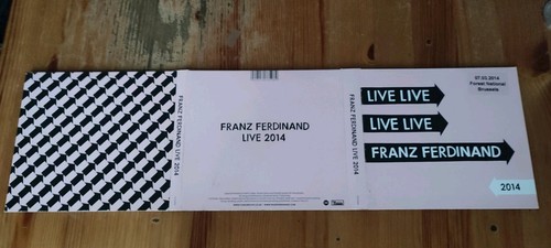 3 CD DigiPack Franz Ferdinand Live 2014 Brussels Vintage Rar! Konzertausgabe! - Bild 4 von 8