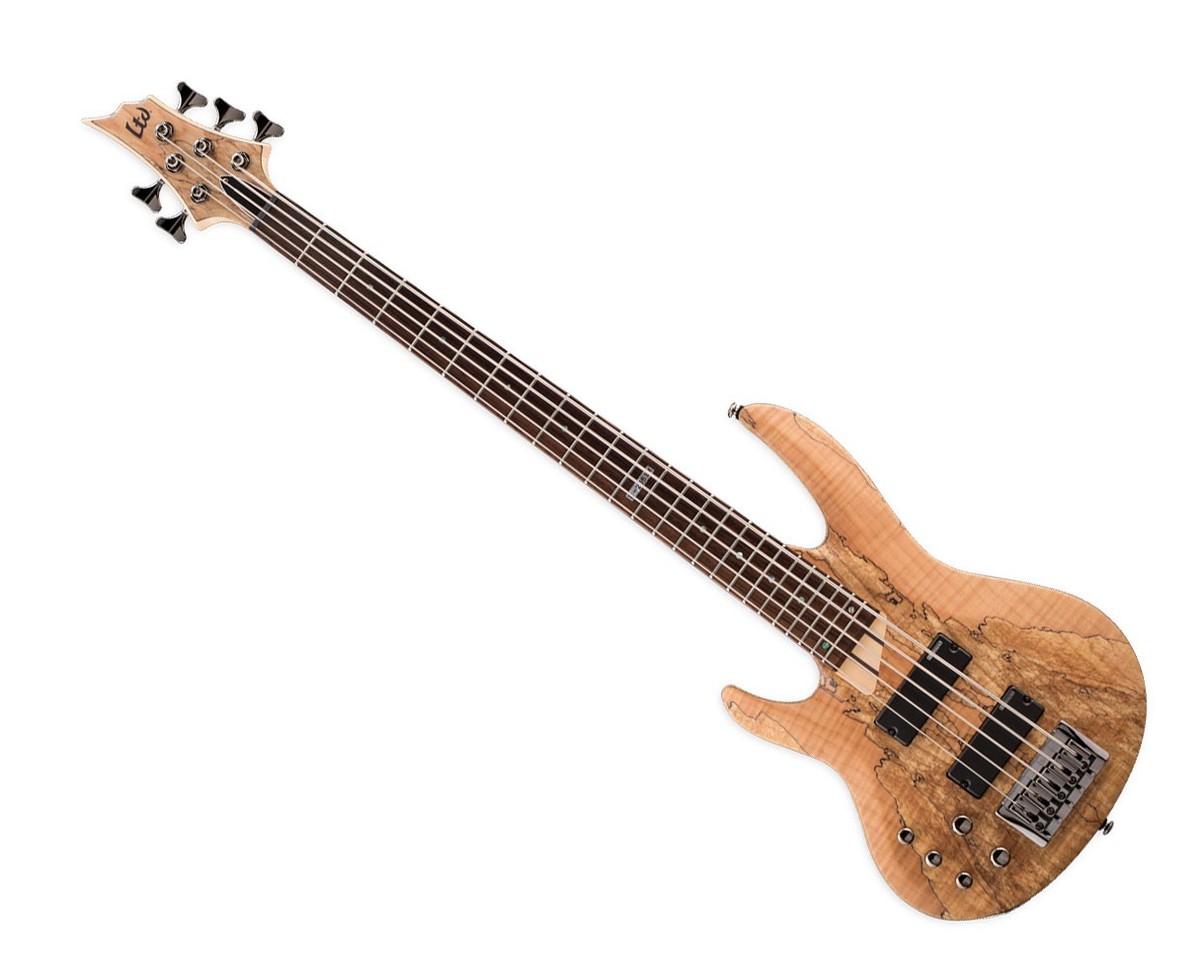 ESP LTD B-205SM Left-Handed 5-String Bass Guitar - Natural Satin
